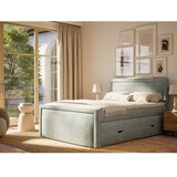 Maison de Rêve Svijetlo plavi boxspring krevet s prostorom za odlaganje 160x200 cm Fresco – | shoptok.hr