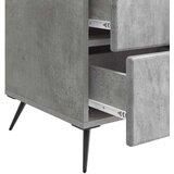  Noćni ormar Betonska siva 43 x 41 x 66 5 cm Konstruirano drvo | shoptok.hr