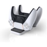 Docking station DOBE drzac sa USB punjačem za 2 PS5 kontrolera TP5-0504 crno-beli Cene'.'