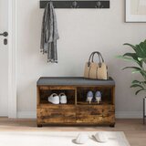  Haldna klop z blazino s predalom Dimljeni oreh 80 x 38 x 46 cm, (5000155621) | Shoptok.si