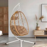 MID.YOU Viseči Stol Cocova, Bela, Bež | Shoptok.si