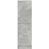 vidaXL Kuhinjska omarica betonsko siv 38x41,5x131,5 cm inž. les | Shoptok.si
