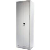 mauser Omara za velike obremenitve, s krilnimi vrati, VxŠ 1950 x 600 mm, globina 420 mm, svetlo sive barve | Shoptok.si