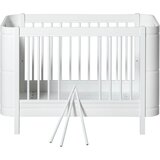 Oliver Furniture® dječji krevetić mini+ basic cot 5v1 60x120 white | shoptok.hr