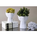 Aberto Design set dekorativnih saksija CY0460, 2 komada, beli Cene