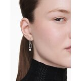 Swarovski Uhani srebrna / transparentna | Shoptok.si