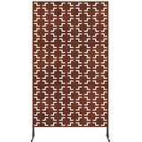  Zaslon za privatnost 100 x 50 x 180 cm Otporni čelik Rđa | shoptok.hr