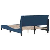 Okvir za krevet bez madraca plavi 140 x 190 cm od tkanine | shoptok.hr