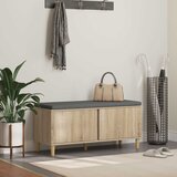  Klupa za hodnik s jastukom Sonoma hrast 100 x 38 x 46 cm | Eponuda.com