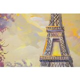  Naslikana slika na platnu sprehod po parizu 1-delna 60x90 cm CFAZH6205E1 | shoptok.hr
