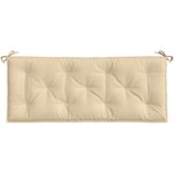  Jastuci za vrtnu klupu 2 kom bež 120x50x7 cm tkanine Oxford | shoptok.hr