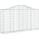  Lučne gabionske košare 20kom 200x30x100/120cm pocinčano željezo | shoptok.hr