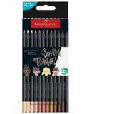  BOJE DRVENE 12BOJA TROKUTASTE BLACK EDITION SKIN TONES FABER CASTELL 116414 BLISTER * DO ISTEKA ZALIHA | shoptok.hr