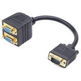 VIDEO spliter GEMBIRD 1to2 VGA, 2xHD15F, 1x HD15M,0,2m CC-VGAX2-20CM Cijene