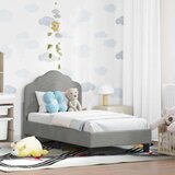  Posteljica za malčke z vzglavjem Svetlo siva 70 x 140 cm Žamet, (5000105768) | Shoptok.si