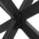  Noge blagovaonskog stola u obliku pauka antracit 150x78x(72-73) cm čelik | shoptok.hr