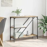 vidaXL Konzolna stolica Umjetnički hrast 88,5 x 30 x 75 cm | shoptok.hr