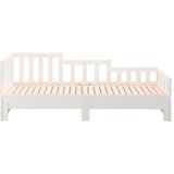  Izvlečna dnevna postelja bela 2x(90x200) cm trdna borovina, (20787813) | Shoptok.si