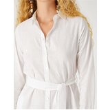 Koton Midi Shirt Dress Linen Blended | shoptok.hr