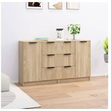  Komoda 2kom boja hrasta sonome 60x30x70cm od konstruiranog drva | shoptok.hr