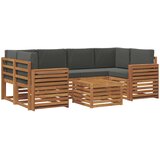  Set vanjskih sofa 7 kom. Prirodna i antracit | shoptok.hr