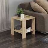 Hanah home midi yan - sapphire sapphire oak side table