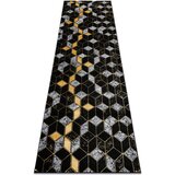 RugsX Preproge Tekač, Tekač GLOSS sodobni 400B 86 stilski, 80x300 cm Črna | Shoptok.si