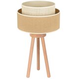  Duolla - Stona lampa YUTE BOHO, 1xE27/15W/230V, prečnik 25 cm, braon/krem | Eponuda.com