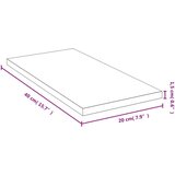  Polica 40 x 20 x 1 5 cm od bambusa | shoptok.hr