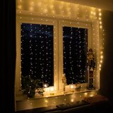  LED žičane lampice zavjesa - 200 lampica, toplo bijela | shoptok.hr