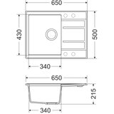 GL sudopera verona 1KO bela 650x500x215 mm | ePonuda.com