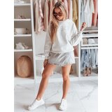 DStreet Bluza damska oversize z haftem EASYJOY szara | ePonuda.com
