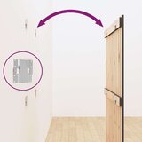  Zidno uzglavlje sivo 82 5x3x110 cm od masivne borovine | shoptok.hr