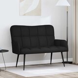  Kauč za dvoje Crna 115 x 61 x 87 cm tkanina | shoptok.hr