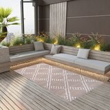vidaXL Zunanja preproga rjava 120x180 cm PP, (21027376) Cene