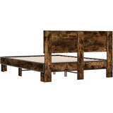  Okvir za krevet boja hrasta 120x190cm konstruirano drvo i metal | shoptok.hr