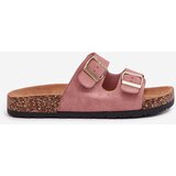 Boto Women's Slip-On Sandals On Cork Sole Light Pink Cortina | Shoptok.si