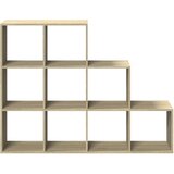  Pregrada/regal za knjige3 razina hrast 137,5x29x103,5 cm drveni | Eponuda.com