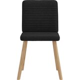  Blagovaonske stolice 6 kom crne od tkanine | shoptok.hr