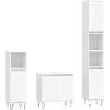 vidaXL 3-dijelni set kupaonskih ormarića bijeli od konstruiranog drva | shoptok.hr