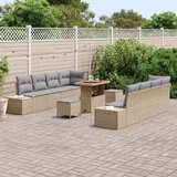  Sjedeća garnitura za vrt Bež 90 x 55 x 71 cm Poli ratan | shoptok.hr