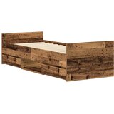  Okvir kreveta bez madraca staro drvo 90x190 cm | shoptok.hr