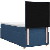  Boxspring krevet s madracem Plava 90 x 190 cm Tkanina | shoptok.hr
