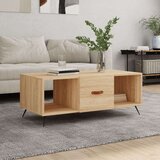  Stolić za kavu boja hrasta 102 x 50 x 40 cm konstruirano drvo Cijene