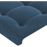  Posteljno vzglavje 4 kosa temno moder 80x5x78/88 cm žamet, (20952292) | Shoptok.si