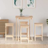  5-dijelni barski set od masivne borovine | shoptok.hr
