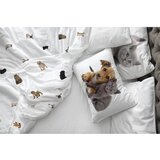 Butter Kings Bela enojna otroška posteljnina iz bombažnega satena 135x200 cm The Cutest Ones – | Shoptok.si