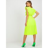 Italy Moda Dress-DHJ-SK-1155.85-fluo yellow | Shoptok.si