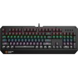 Canyon Wired multimedia gaming keyboard with lighting effect, 108pcs rainbow LED, Numbers 104keys, EN double injection layout, cable length 1.8M | Eponuda.ba