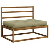  Jastučić za palete VIANEN 100% poliester Svijetlo zelena - Svijetlo zelena 120 x 60 x 12 cm | shoptok.hr